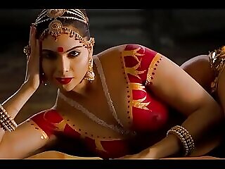 Wild-hearted Indian seductress performs an unfiltered, passionate tribal dance.